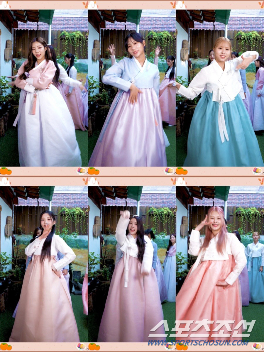 퍼플키스, '7HEAVEN' 릴레이 댄스 한복 버전 공개…'청량+긍정' …