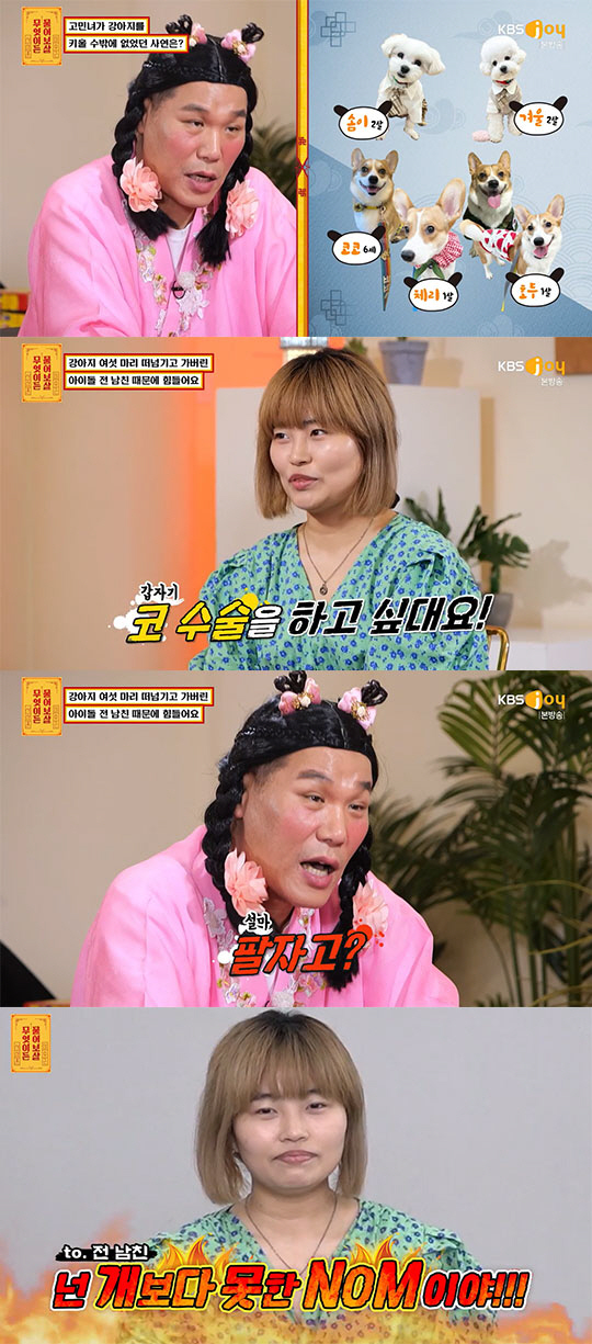 "3년 사귄 무명 아이돌 전 남친, 코수술 하려고 강아지 교배" ('물어…