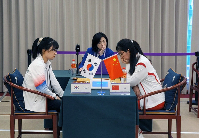 한국 여자바둑 단체전, 중국에 막혀 아시안게임 은메달 획득