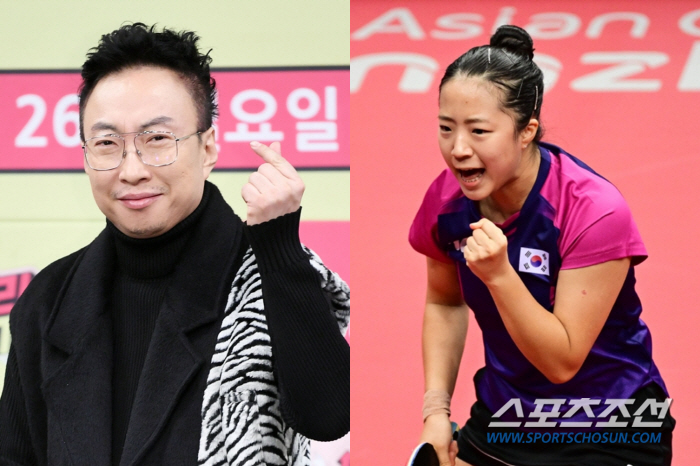 박명수 亞 금메달 신유빈과 '무도' 인연…"내가 아버지뻘이지만 배워야" …