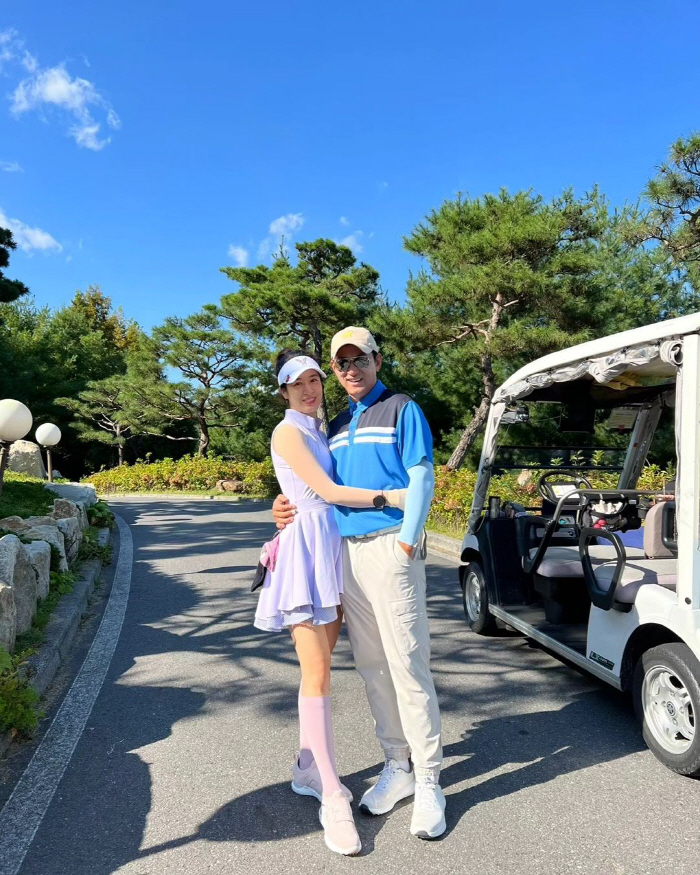 민혜연, ♥주진모 근황 공개...'달달한' 골프장 데이트