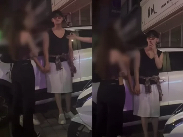 [SC이슈] 최현욱, 길거리 흡연+女 스킨십→담배꽁초 무단투기 논란