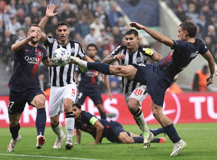 이강인 없는 PSG, 뉴캐슬 원정서 1대4 참패! 음바페 아무것도 못했다