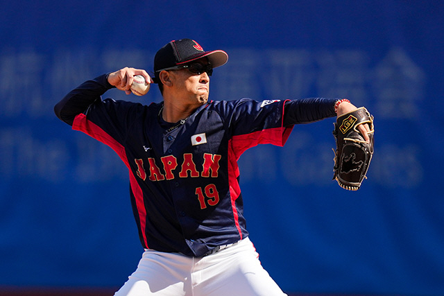 사타케 가츠토시. 사진=일본 야구 대표팀 홈페이지
