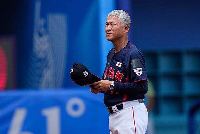 '빅볼' 야구를 뚝심있게 밀어붙인 이시이 아키오 일본 대표팀 감독. 사진=일본 야구 대표팀 홈페이지