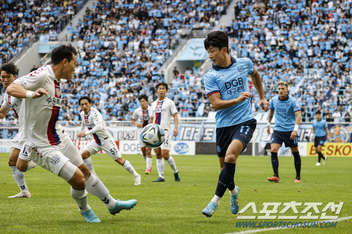 "윗물 그이상!"'고재현X벨톨라 연속골'대구,'이승우 멀티골'수원과 2대2무[K리그1 현장리뷰]