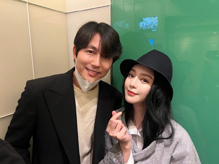 "亞 평정한 미모의 만남"…정우성·판빙빙, 포즈만 취해도 그림이 되는 '…
