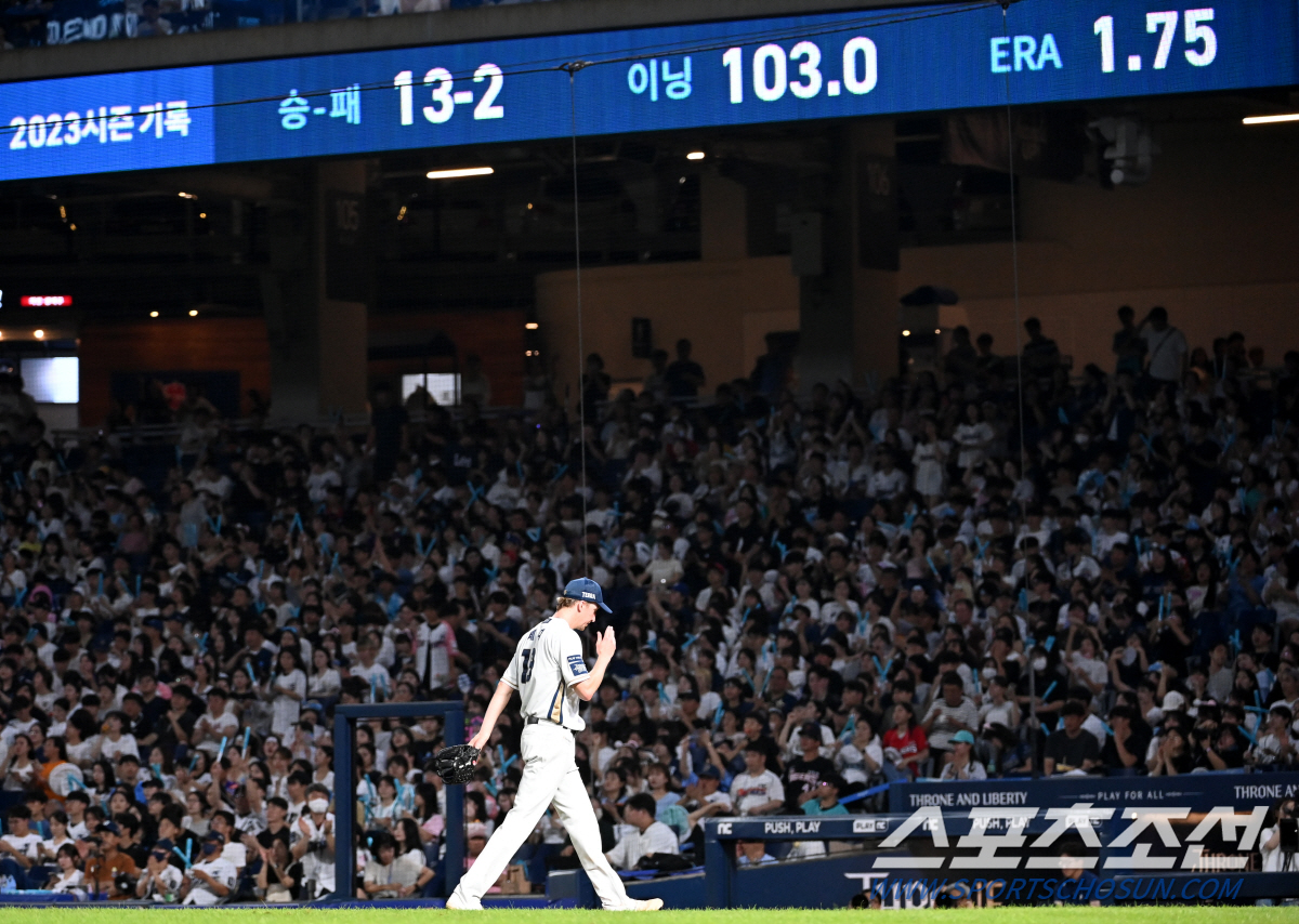 'NC도 총력전 선언' 20승+200K+3관왕 괴물, 얼마를 줘야 한국에…