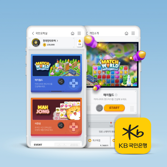 KB국민은행 KB스타뱅킹 '국민오락실' 오픈 기념 이벤트 진행