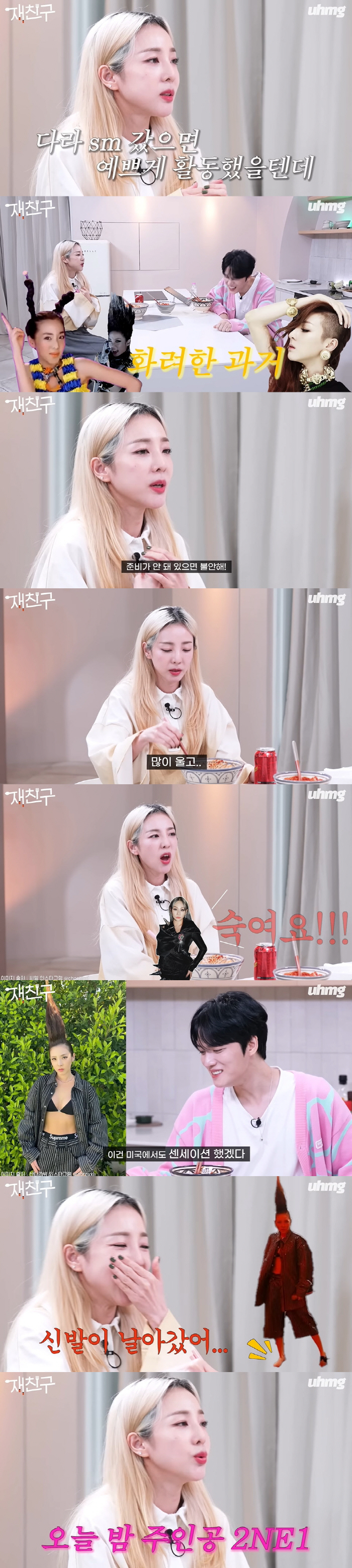 산다라박 "2NE1 완전체 '코첼라', CL이 회사 몰래 진행...떼창에…