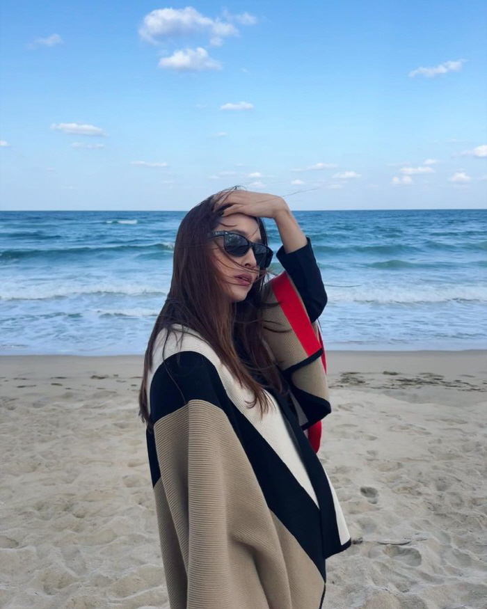 "임산부 맞아?"…'이병헌♥' 이민정, 둘째임신中 그림같은 女神 자태