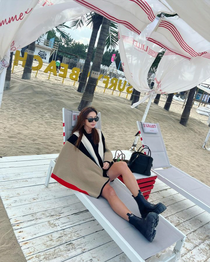 "임산부 맞아?"…'이병헌♥' 이민정, 둘째임신中 그림같은 女神 자태