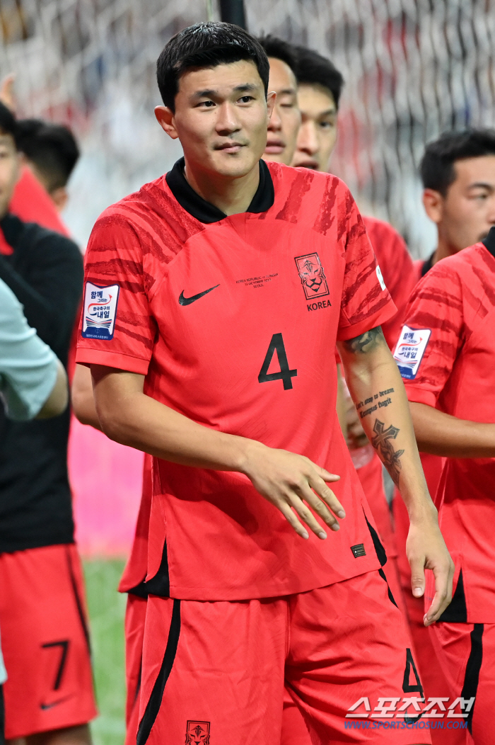 "반다이크+트레블주역 보다 높다!" 캡틴 김민재,세계최고 센터백 4위 '…