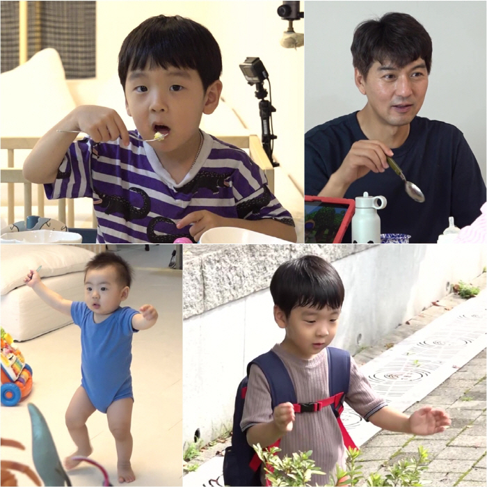이필모 둘째 子, 13개월에 홀로 기립-첫걸음마까지 '아빠 눈 휘둥그레'…