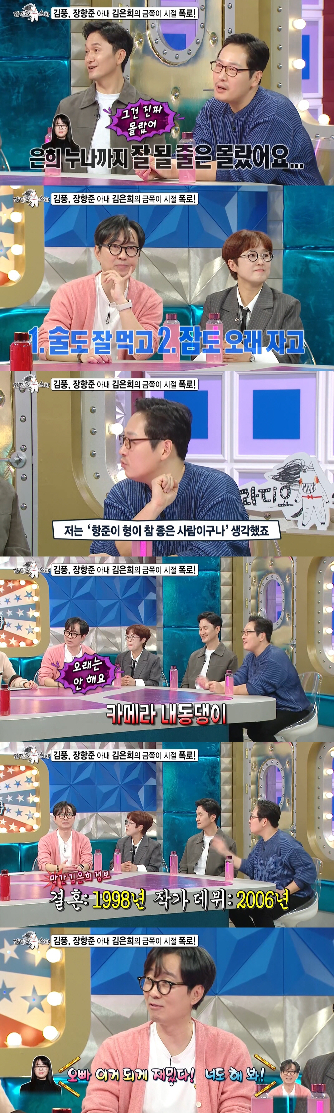장항준, ♥김은희 주부 시절 집안일 안해도 무조건 OK한 이유..'찐 사…