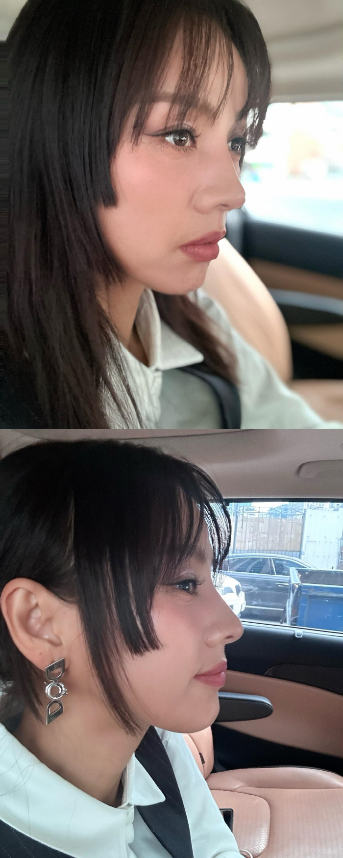 이효리, 새로운 헤어스타일 '뜨거운 반응'.."옆선 무슨 일"