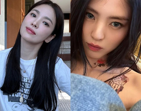 송혜교 "한소희 반려묘 귀여워♥"…작품은 불발됐지만, 우정은ing