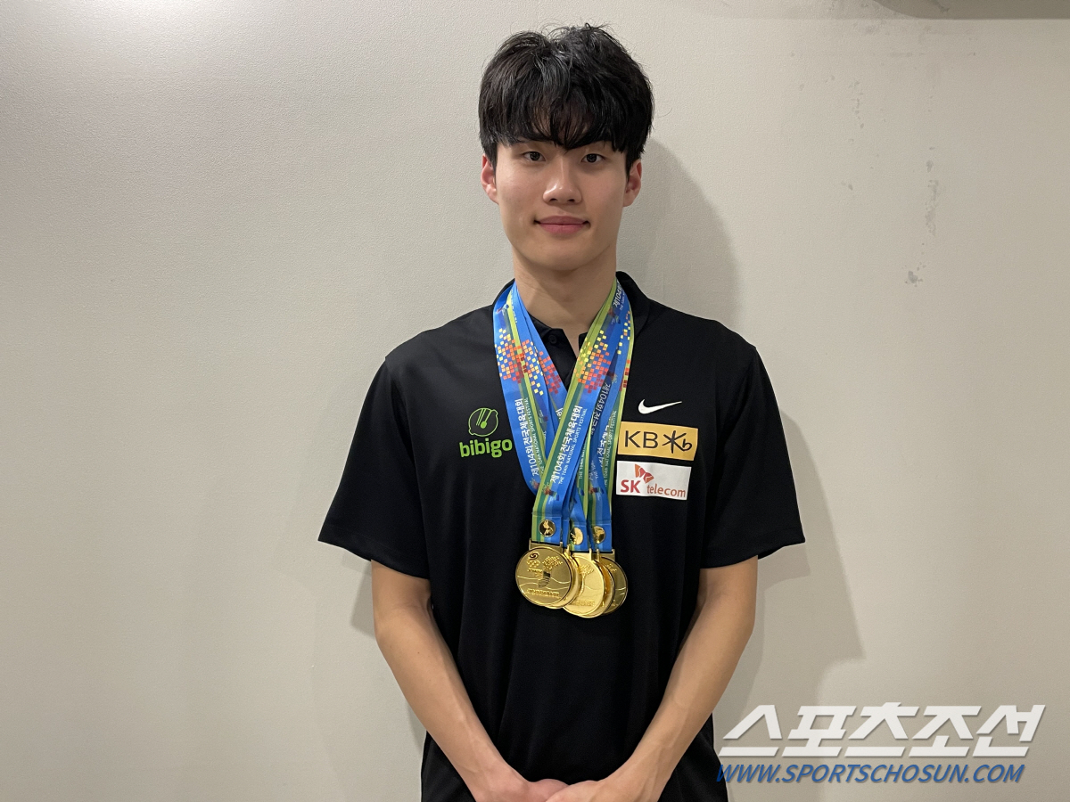 "이제 파리올림픽 꿈★향해!" 황선우 韓스포츠 최초 체전 3연속 MVP …