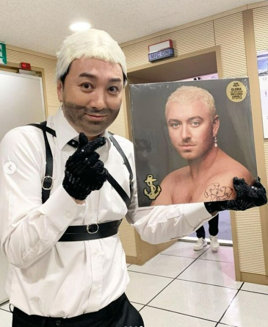 "킹 스미스 떴다" 황제성, 샘 스미스 내한 공연 '내돈내산' 관람 인증