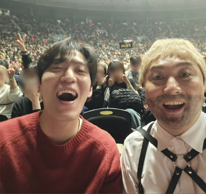"킹 스미스 떴다" 황제성, 샘 스미스 내한 공연 '내돈내산' 관람 인증