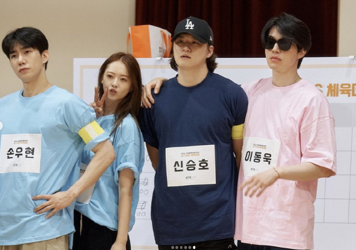 '장원영 언니' 장다아, 동생 똑닮은 배우 비주얼…스타쉽 체육대회서 포착
