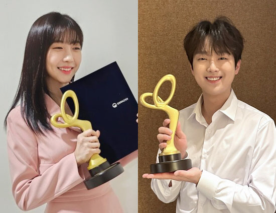 주현영X이찬원, 문체부 장관 표창 수상 "더 열심히, 좋은 모습 보일 것…