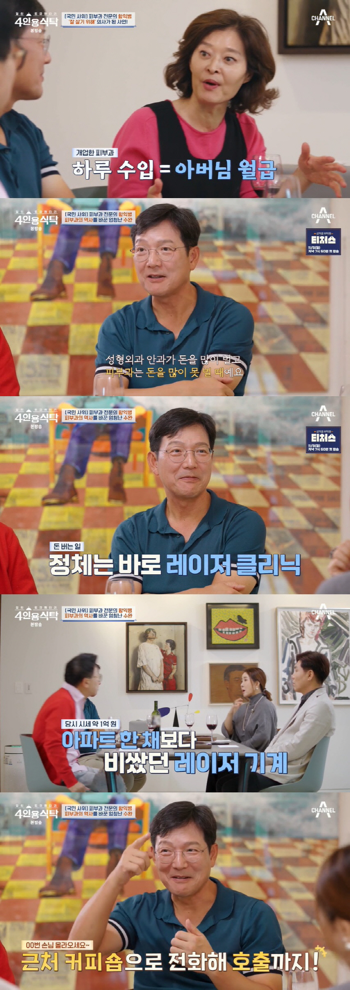 함익병 "1년에 집 한 채씩 살 정도로 벌어, 집 넓어 아내와 톡도" (…