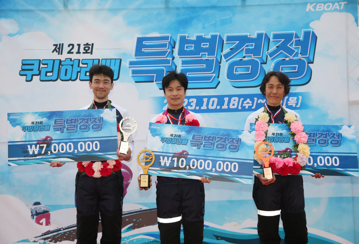 <경정> 심상철, 2023 쿠리하라배 특별경정 우승… 6년 만에 재탈환