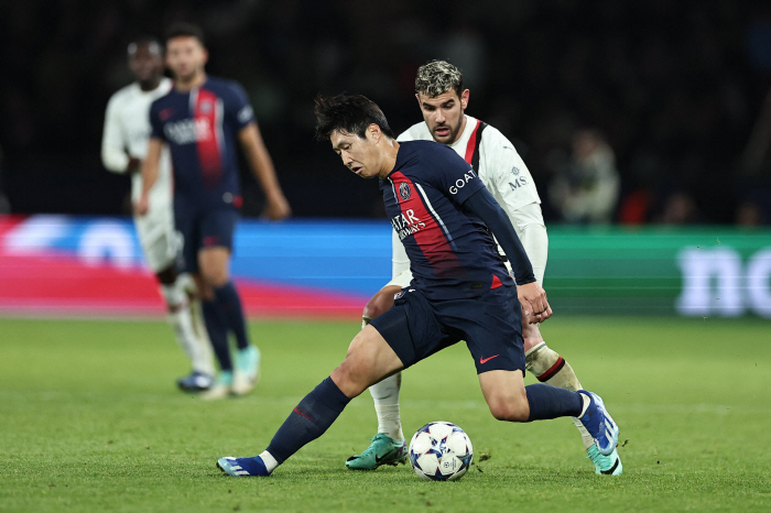 '마침내 터졌다' 이강인, PSG+UCL 데뷔골! 패스성공률 93%+평점…