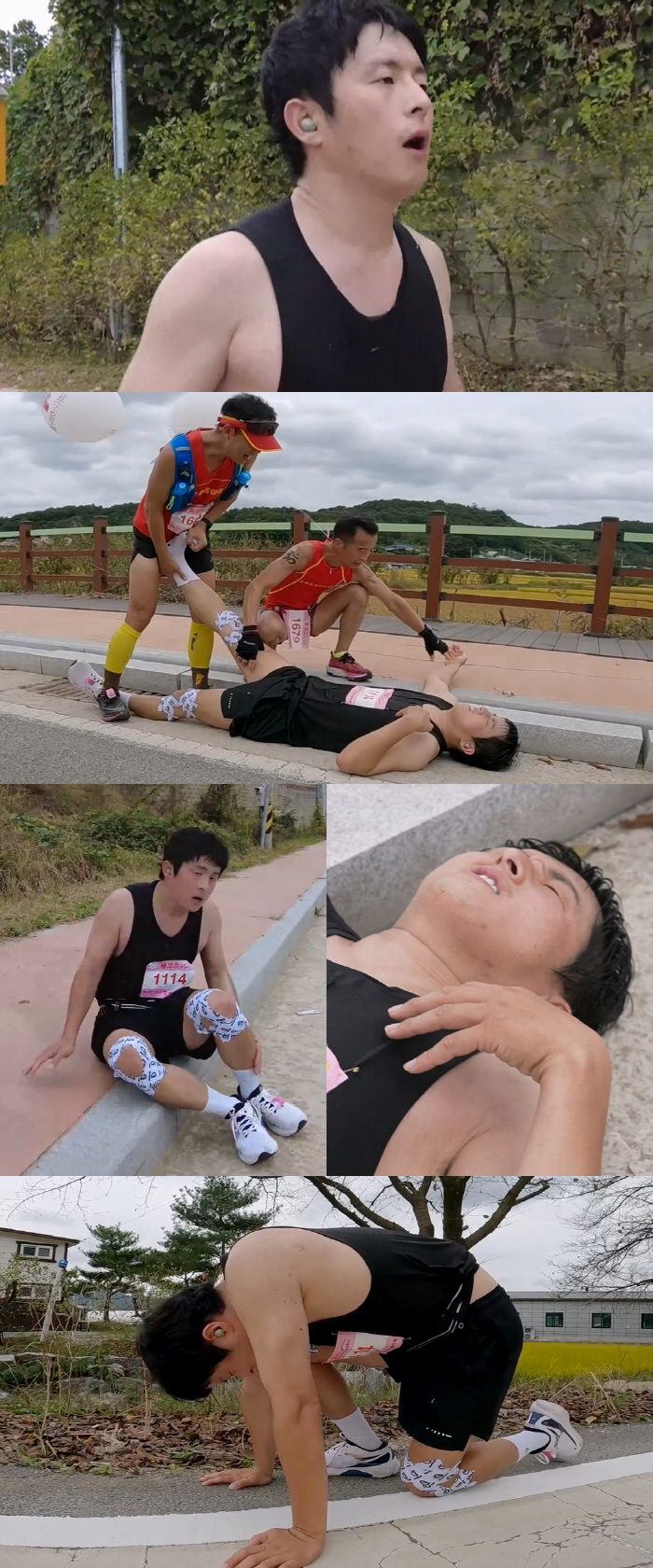 기안84, 마라톤 풀코스 도전 중 쓰러졌다.."빙빙 돌아, 뭔가 잘못됐다…