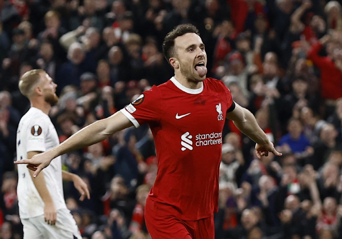 '엔도 데뷔골' 리버풀, 툴루즈에 5-1 대승 'UEL 3전승 조 선두'…