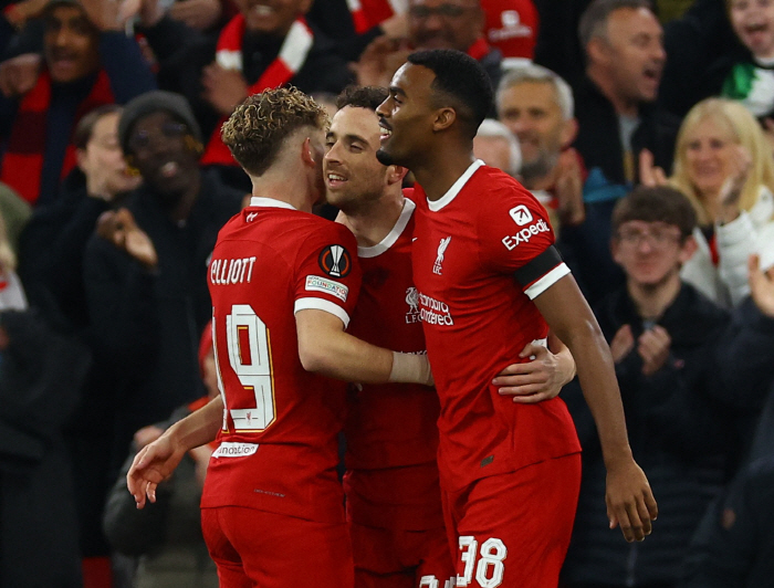 '엔도 데뷔골' 리버풀, 툴루즈에 5-1 대승 'UEL 3전승 조 선두'…