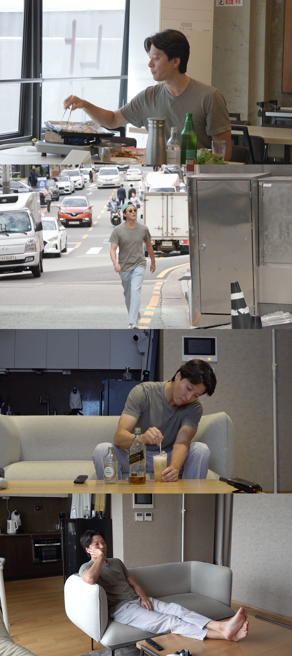 이동건, 대낮에 고깃집서 소맥 혼밥…MC 신동엽 "내 모습을 보는 것 같…