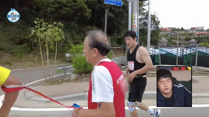 "시각장애인 할아버지의 마라톤 도전" 기안84, 눈물 속 힘들어도 다시 …