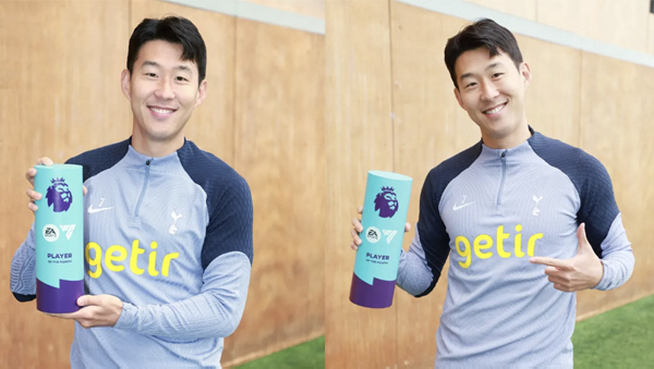 '손톱 또 터졌다' SON 2경기 연속골→8호골로 홀란 1골차 맹추격, …