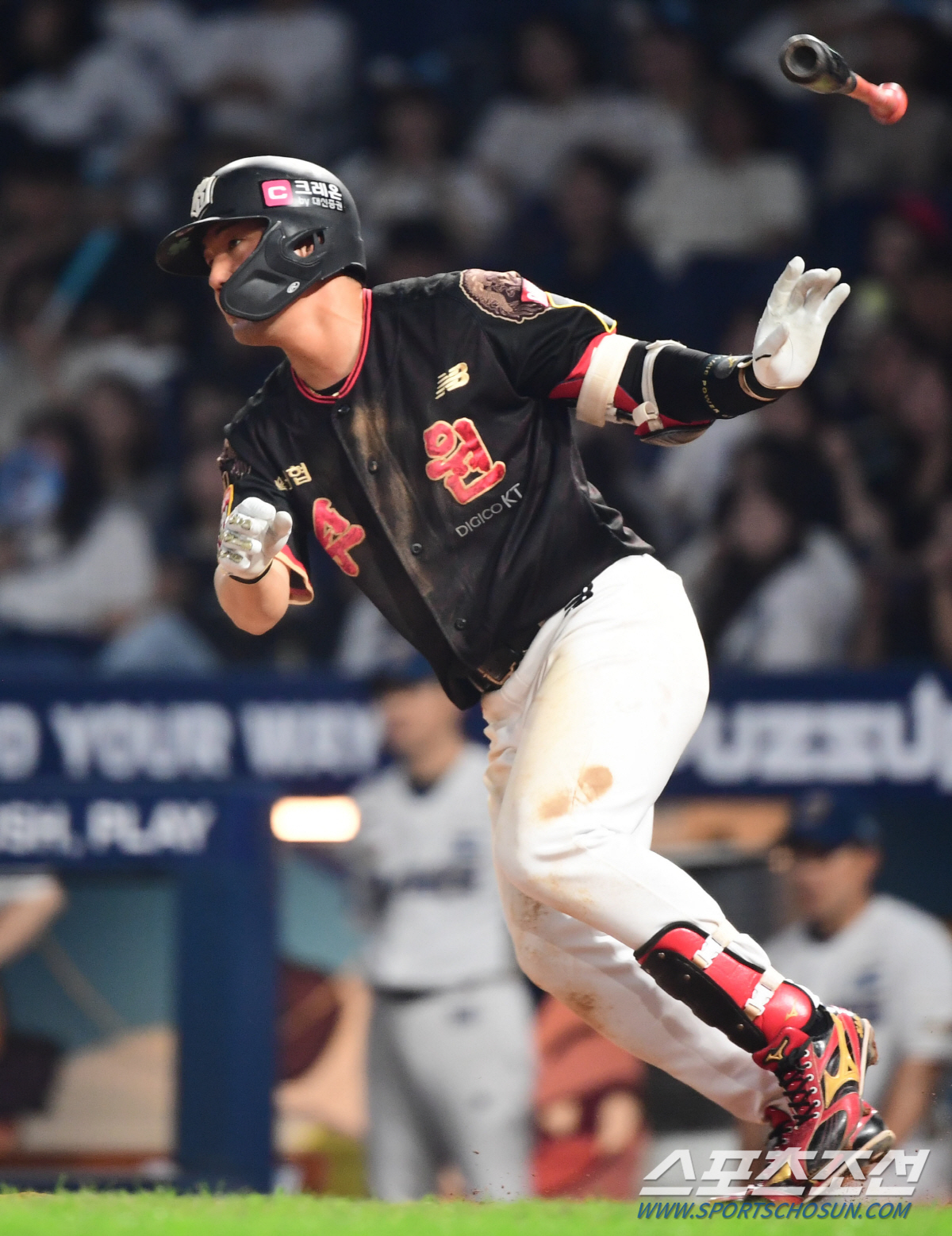 13일 창원NC파크에서 열린 KT와 NC의 경기, KT 김상수가 8회초 1사 만루에서 1타점 적시타를 치고 있다. 창원=최문영 기자deer@sportschosun.com /2023.09.13/