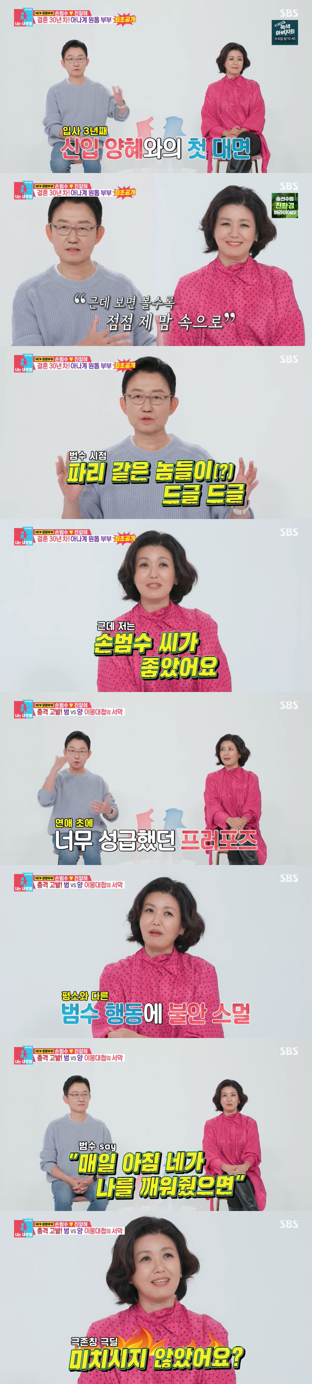 "같이 있어도 외로워" 진양혜, ♥손범수와 30년 감정골 폭발→독립 선언…