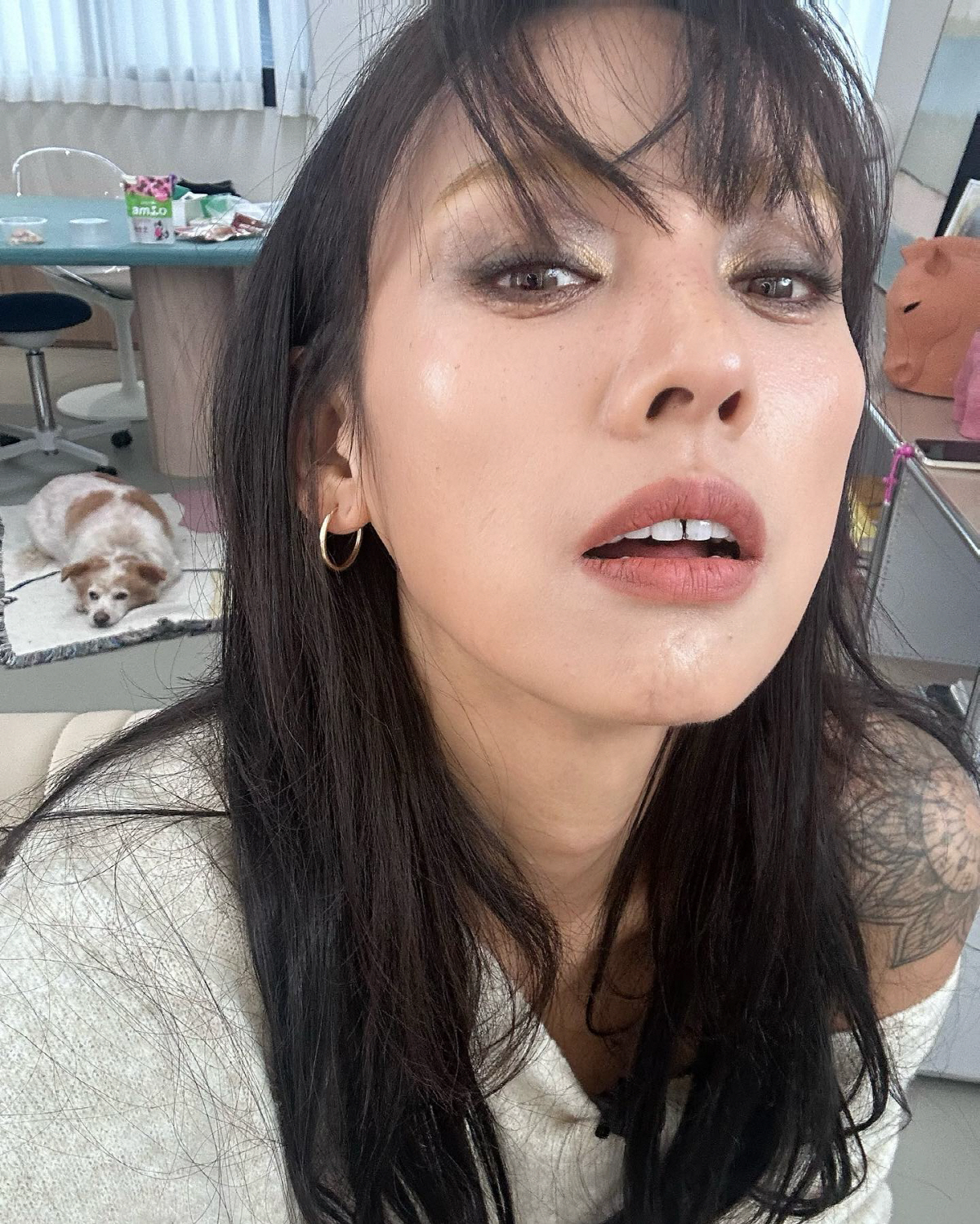 "45세 맞아?"…이효리, 타이트샷에도 굴욕없는 미모 '이게 가능해?"