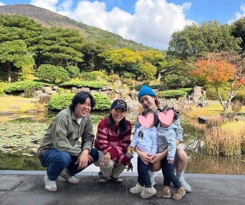 '활동중단' 성유리, 이효리♥이상순과 만났다…"후디에 반바지 입고"