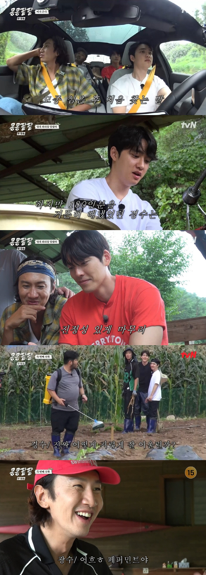 '취사병' 도경수, '깻잎전+삼계탕 10인분' 말복 잔치 요리로 입맛 저…