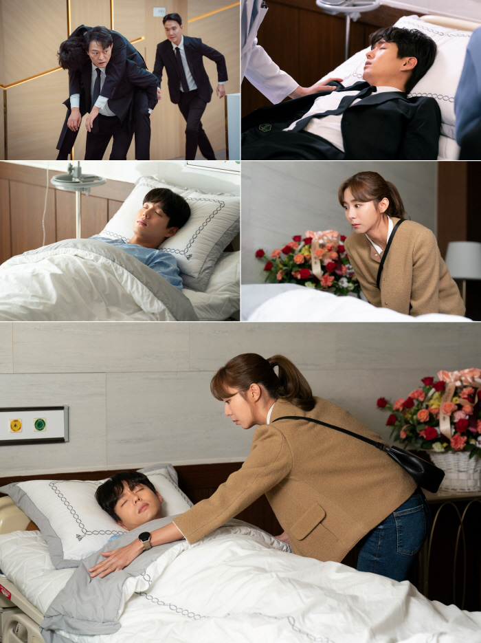 할머니 잃은 하준, 실신 후 병원行…유이 병문안 포착 ('효심이네 각자도…