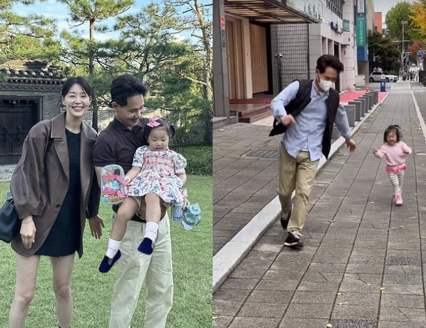"슬릭백 연습하시는 검사님♥" 한지혜, '길거리서 춤추는 남편'에 꺄르르