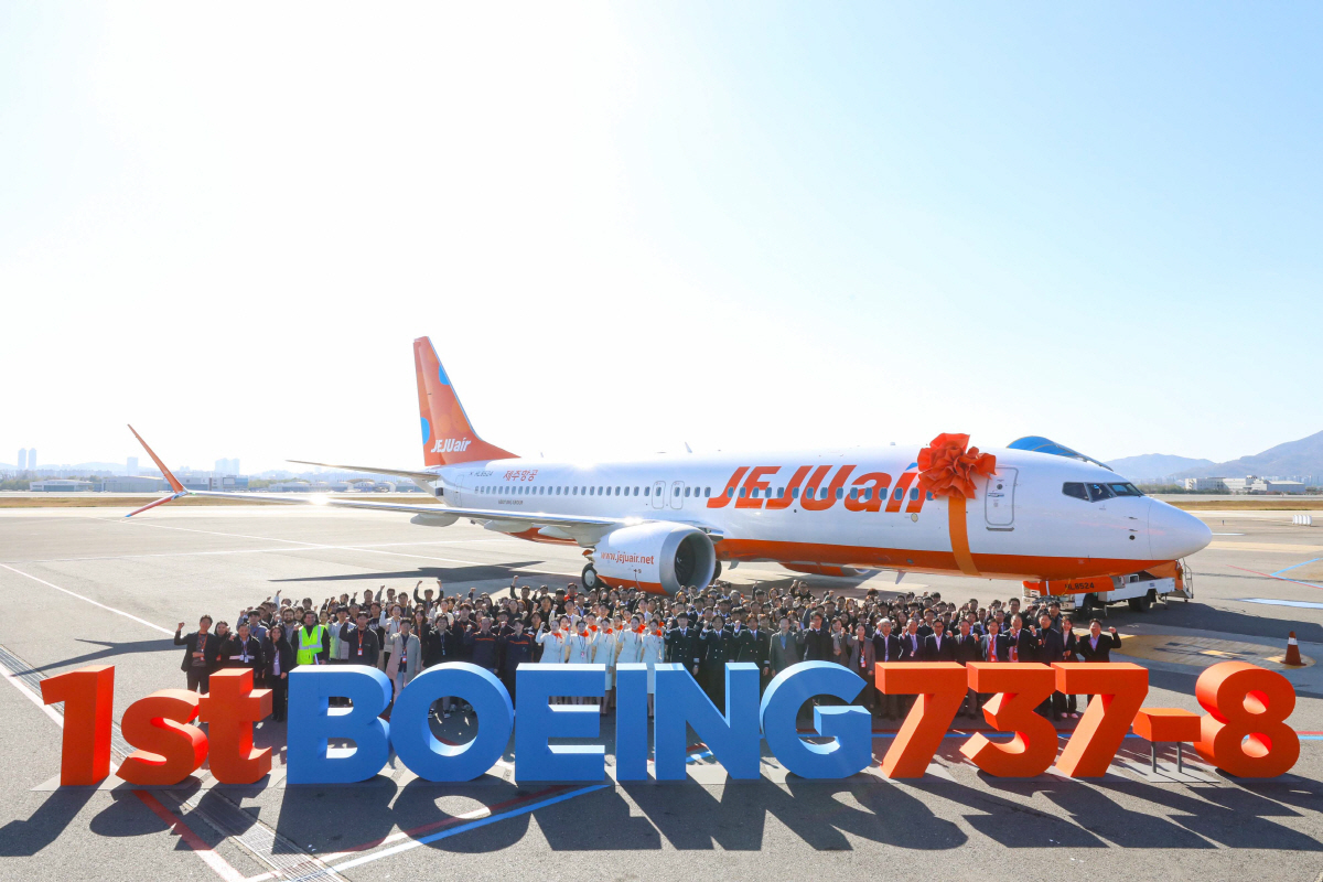제주항공, 차세대 항공기 B737-8 도입 "지속 가능 성장기반 확보"