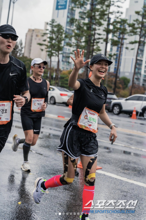 여배우가 기안84보다 더 빨리 '마라톤 완주'…27분이나 빨랐다!