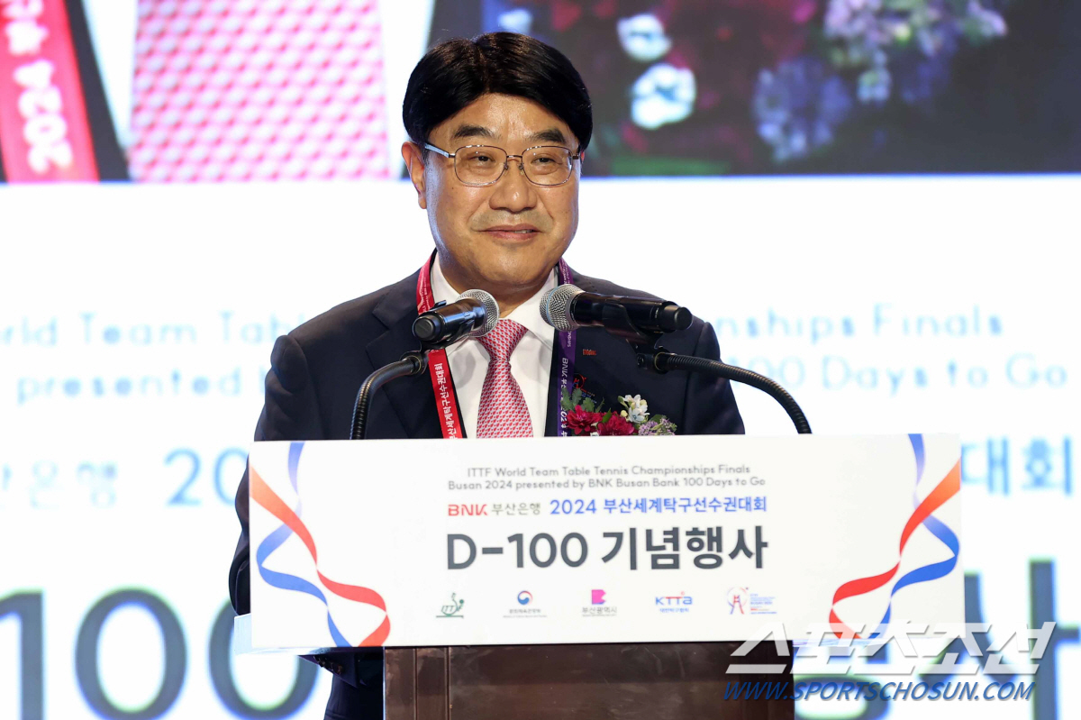 "韓탁구 숙원" 2024 부산세계탁구선수권 D-100,성공개최 위해 뭉쳤…