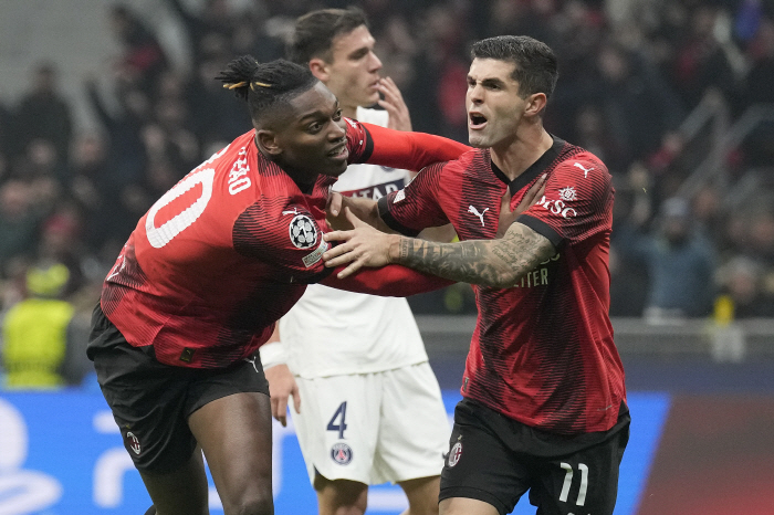 [UCL리뷰]'이강인 골대 불운' PSG, AC밀란 원정에서 1대2 패배