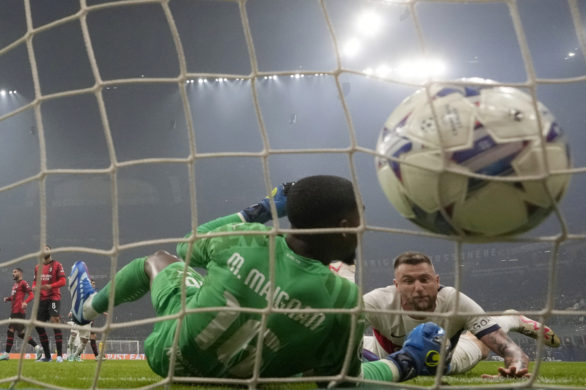 [UCL리뷰]'이강인 골대 불운' PSG, AC밀란 원정에서 1대2 패배