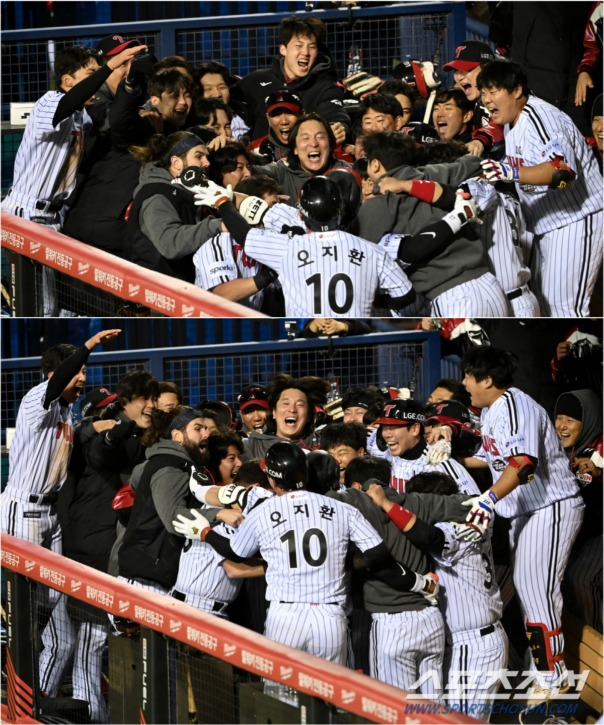 벼락같은 역전포에 폭발한 더그아웃, 간절한 눈빛의 쌍둥이들이 이 남자를 …