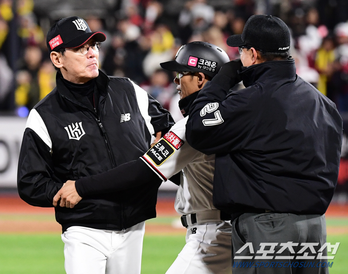 이게 정말 스윙이라고? 오심이 명승부를 망쳤다, 이강철 퇴장은 억울했다