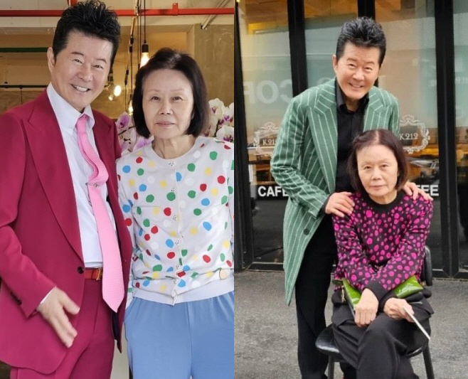 태진아 “치매 ♥아내 돌보다 발목 다쳐..子이루와 대소변 받고 목욕 직접…